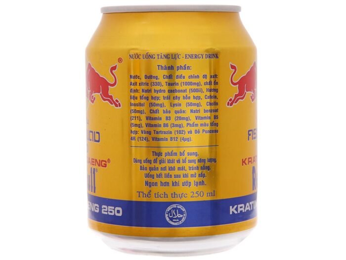 Nước tăng lực Redbull 250ml - Hình ảnh 4
