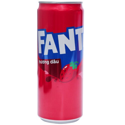 (Mua nhóm) Nước ngọt Fanta hương dâu lon 320ml