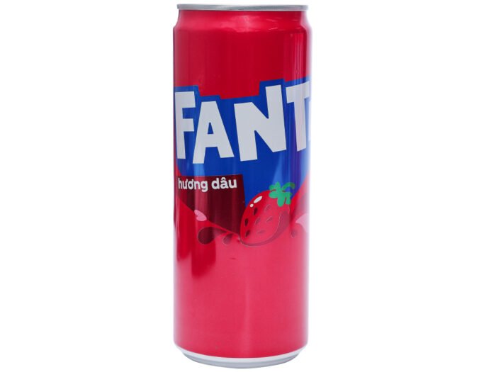 (Mua nhóm) Nước ngọt Fanta hương dâu lon 320ml